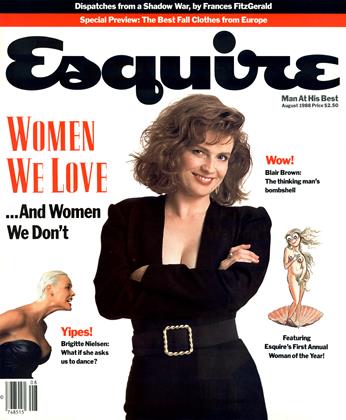 WOMEN WE LOVE 1988 | Esquire | AUGUST 1988
