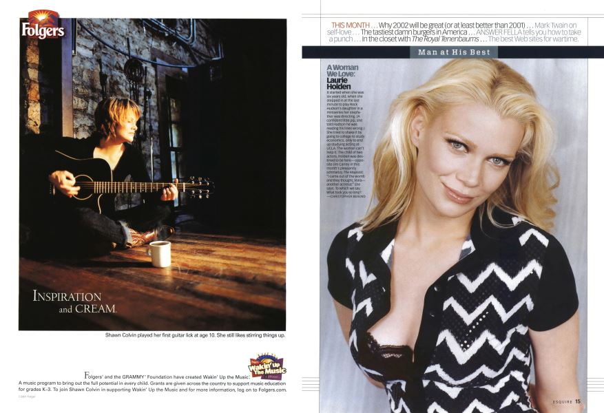 A Woman We Low: | Esquire | JANUARY 2002