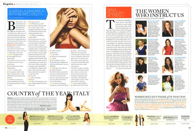 The Obscure Women We Love | Esquire | NOVEMBER 2008